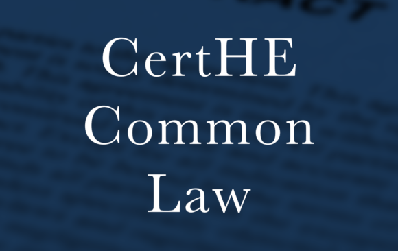 CertHE Common Law